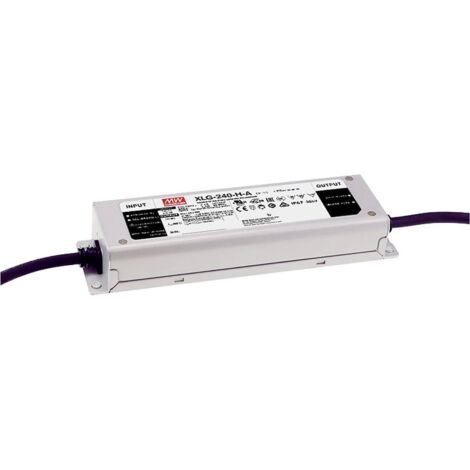 MEAN WELL XLG-240-M-A Driver per LED Potenza costante 239.4 W 700 - 2100 mA 90 - 171 V/DC adatto per mobili, adatto per