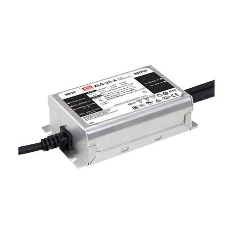 MEAN WELL XLG-25-A DRIVER DE LED À PUISSANCE CONSTANTE 25 W 250 MA - 1.05 A 22 - 54 V/DC CIRCUIT PFC, RÉGLABLE, NON DIMMABLE, MO