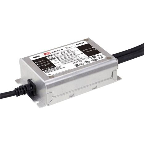 Mean Well XLG-50-AB Driver de LED à puissance constante 50 W 530 mA - 2.1 A 22 - 54 V/DC circuit PFC, réglable, dimmable, fonction dimmeur 3 en 1, m Q769862