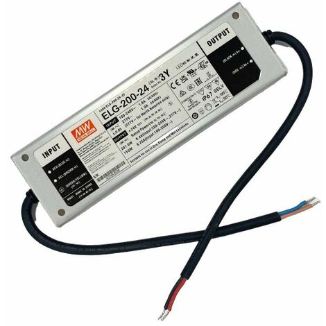 MeanWell ELG-240-24-3Y Alimentatore IP67 200W 24V 10A Input 220V e 110V