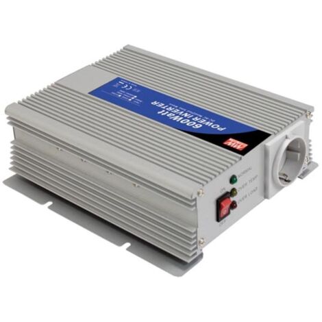 MEANWELL - INVERTER DC-AC ONDA SINUSOIDALE MODIFICATA - 12 V - 600 W - PRESA TEDESCA