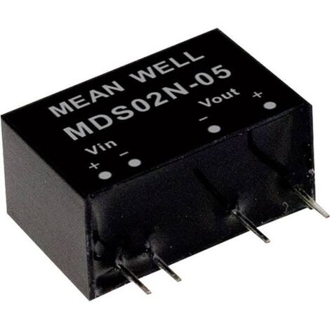 MEANWELL MDS02L-05 DC/DC-WANDLERMODUL 400MA 2W ANZAHL AUSGÄNGE: 1 X