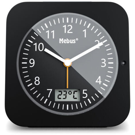 Mebus 25609 despertador Reloj despertador digital Negro