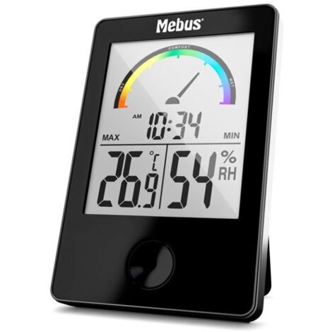 Mebus 40929 Thermo-Hygrometer        schwarz