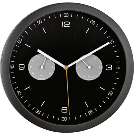 Mebus 52825 Orologio da Parete Nero 26 cm Diametro