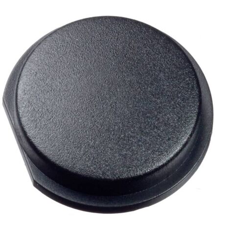 MEC 10U09 10U Series Couvercle rond noir 1 pc(s) Y735483