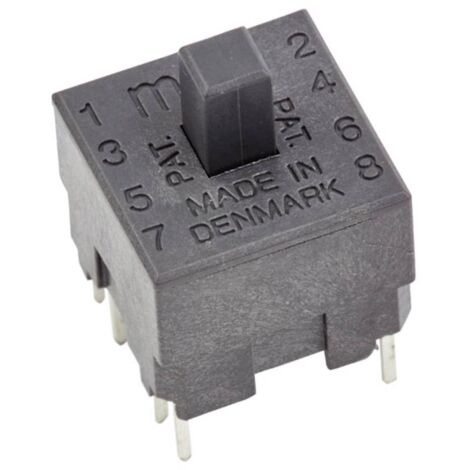 MEC 1540109 Unimec Series Bouton-poussoir 120 V 250 mA à rappel (L x l x H) 12.60 x 12.60 x 15.70 mm