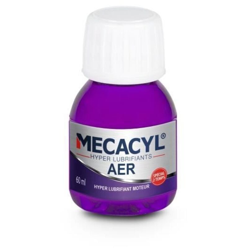 Aer Hyper-Lubrifiant pour tous moteurs 2 temps Essence - 60 ml - Mecacyl