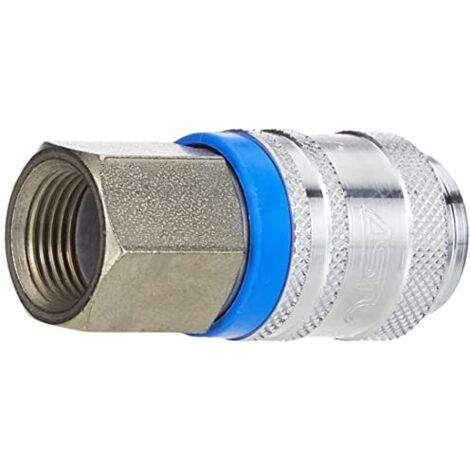 Mecafer 156322 - Giunto rapido universale in metallo 3/8", attacco femmina