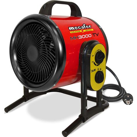 MECAFER CHAUFFAGE DE CHANTIER SOUFFLANT ÉLECTRIQUE 3000 W TURBO MH3300TV 440033