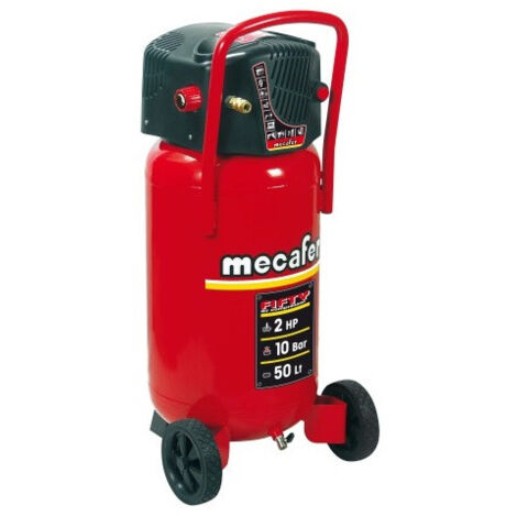 Mecafer - Compresseur vertical 50L 2Hp 10 bar + - 425090