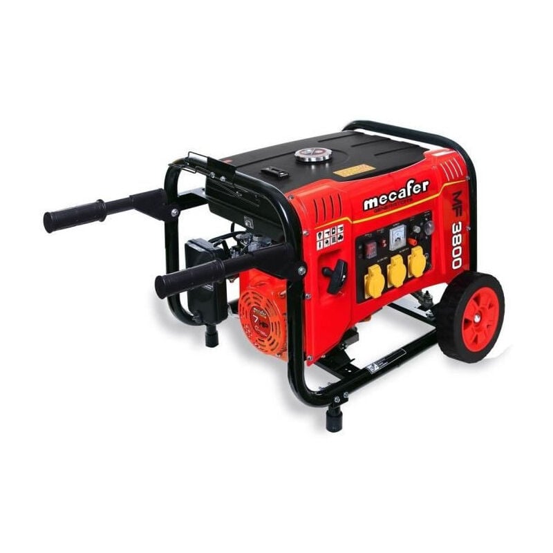 Mecafer - Groupe électrogène 3500W + Kit roues MF3800