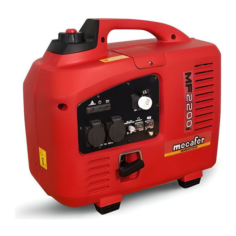Mecafer - Groupe electrogene Inverter moteur essence 4 temps 2200 w max mf2200i - 3283494501223