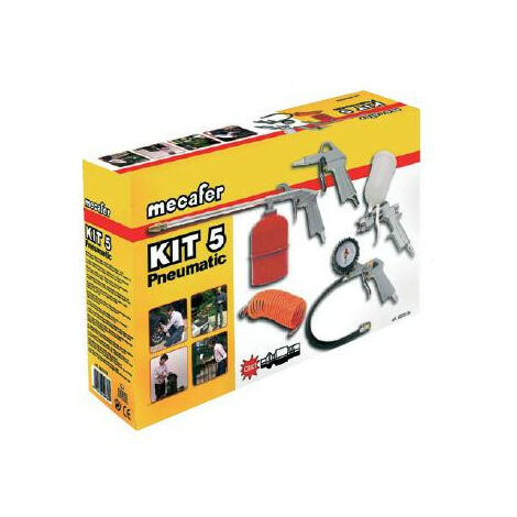 Mecafer - Kit 5 outils pneumatiques