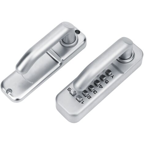 MéCanique Verrou, ÉTanche Serrure à Combinaison, Sans Clé Verrou Codé Antivol Mot de Passe Serrures de Porte Avant pour la Maison Portes des Bureaux Places de Parking