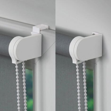 MADECOSTORE Mécanisme 16mm à chaînette pour store enrouleur sans percer - Blanc