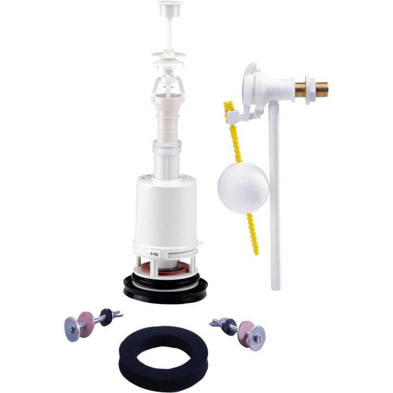 Nicoll - Ensemble Mécanisme de chasse 3500B tirette interrompable + Flotteur 1585