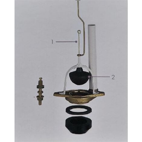 AUTRES Mécanisme de chasse d'eau complet - Adaptable Jacob Delafon - Avec trop plein