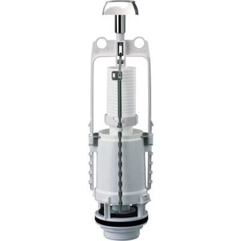 Siamp – Mécanisme de chasse d'eau simple débit – Type bouton poussoir – Débit efficace – Diamètre perçage 18-50mm – 32225020