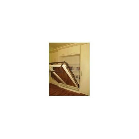Mécanisme de lit pour cadre bois 1400 mm – Charge maxi 58 kg – Hauteur 2090 mm – Longueur 2135 mm – Pied escamotable manuel – Pardo