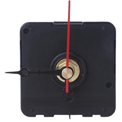 Mécanisme de mouvement de moteur d'horloge murale à quartz, silencieux, alimenté par piles, pièces de rechange pour réparation à faire soi-même, avec aiguilles courtes