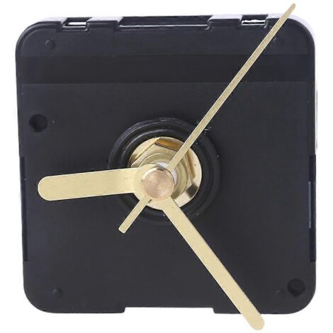Mécanisme de mouvement d'horloge murale à quartz silencieux à monter soi-même, alimenté par piles, kit de pièces de rechange avec aiguilles