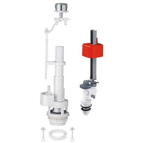 Mécanisme d’échappement wc simple MONOBLOC + Flotteur BAS - Brand: CR