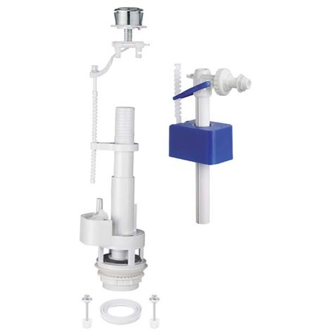 Mécanisme d’échappement wc simple MONOBLOC + Flotteur LATÉRAL - Brand: CR