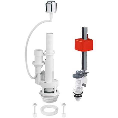 Mécanisme d’échappement wc unique Pneu MONOBLOC + Flotteur BAS - Brand: CR