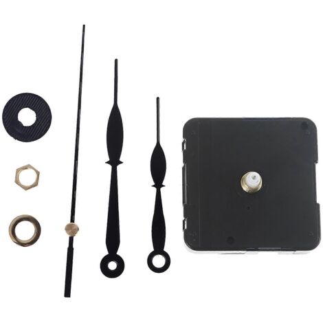 Mécanisme d'horloge murale à quartz silencieuse, aiguilles, kit moteur à piles, à monter soi-même