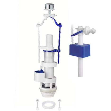 Mécanisme double échappement wc pour MONOBLOC + Flotteur LATÉRAL - Brand: CR
