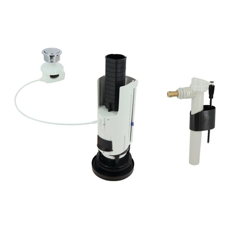 Mécanisme double volume à câble et robinet flotteur - NICOLL