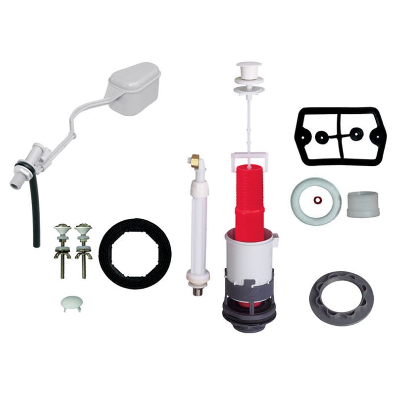 Wirquin Pro - Ensemble complet simple chasse à tirette MXS111 + robinet alimentation F12