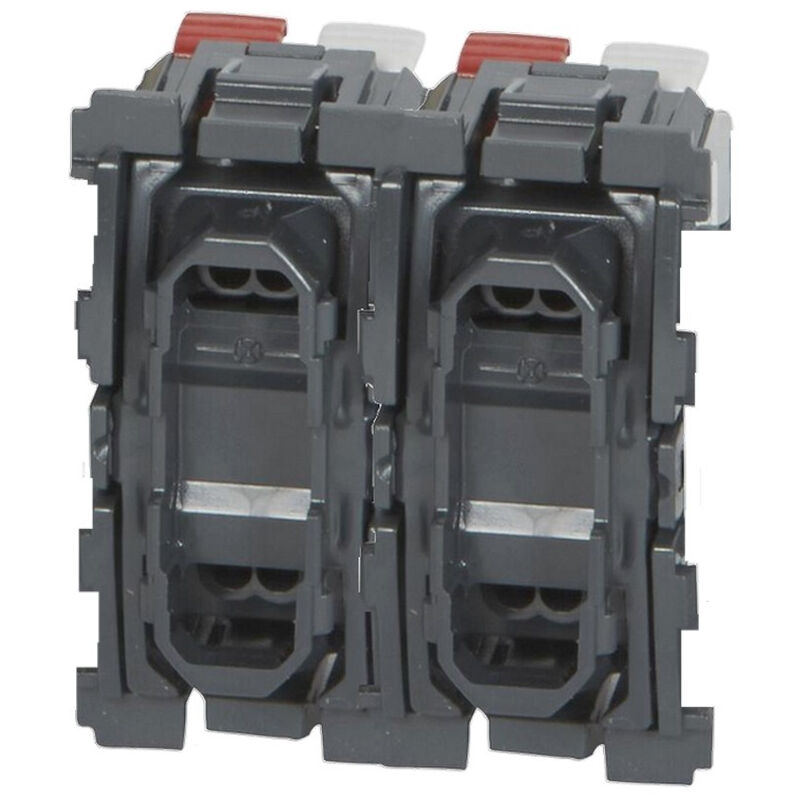 Legrand - Mécanisme poussoir double blanc Céliane™