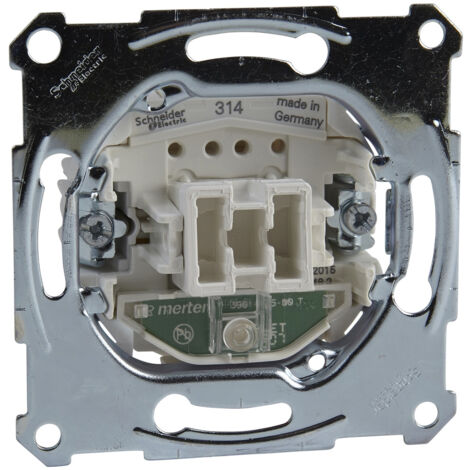 Mécanisme poussoir lumineux à fermeture Aquadesign - 10A/250Vca - Schneider Electric - MTN3160-0000