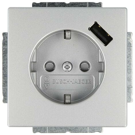 Mécanisme prise SCHUKO® USB sécurité enfants future® linear