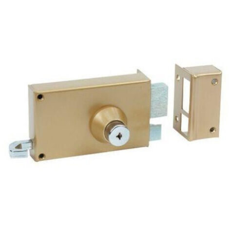 Mécanisme REMPART horizontal tirage coloris OR gauche BRICARD 38012