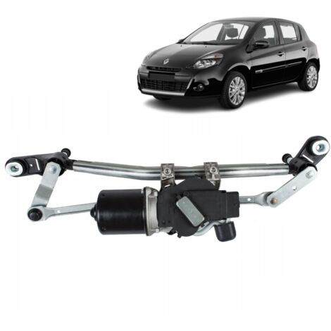Mécanisme (Tringlerie) + Moteur d'essuie glace compatible Clio 3