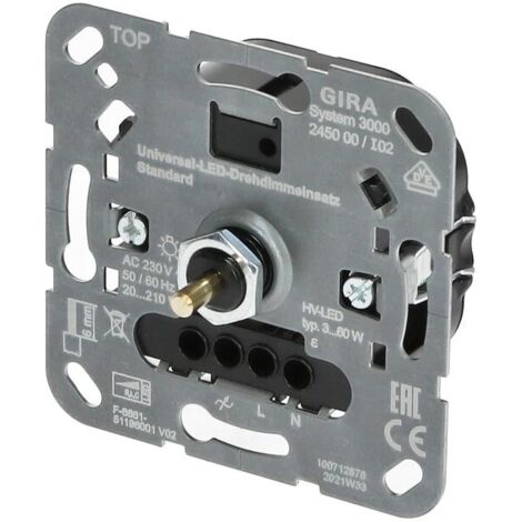 Mécanisme variateur rotatif pour lampes à LED24500