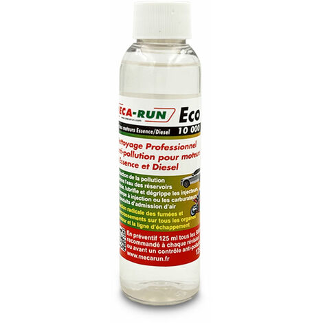 Mecarun Eco 10000 Nettoyant moteur anti pollution Essence et Diesel 125ml