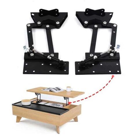Meccanismo di sollevamento per tavolino da 2 pezzi - Molle per cerniere Rialzi per mobili fai-da-te 290 mm