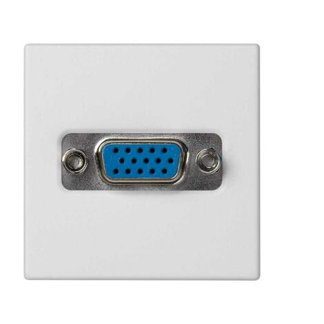 Meccanismo scheda K45 1/2 con 1 connettore VGA bianco neve SIMON K100B / 9