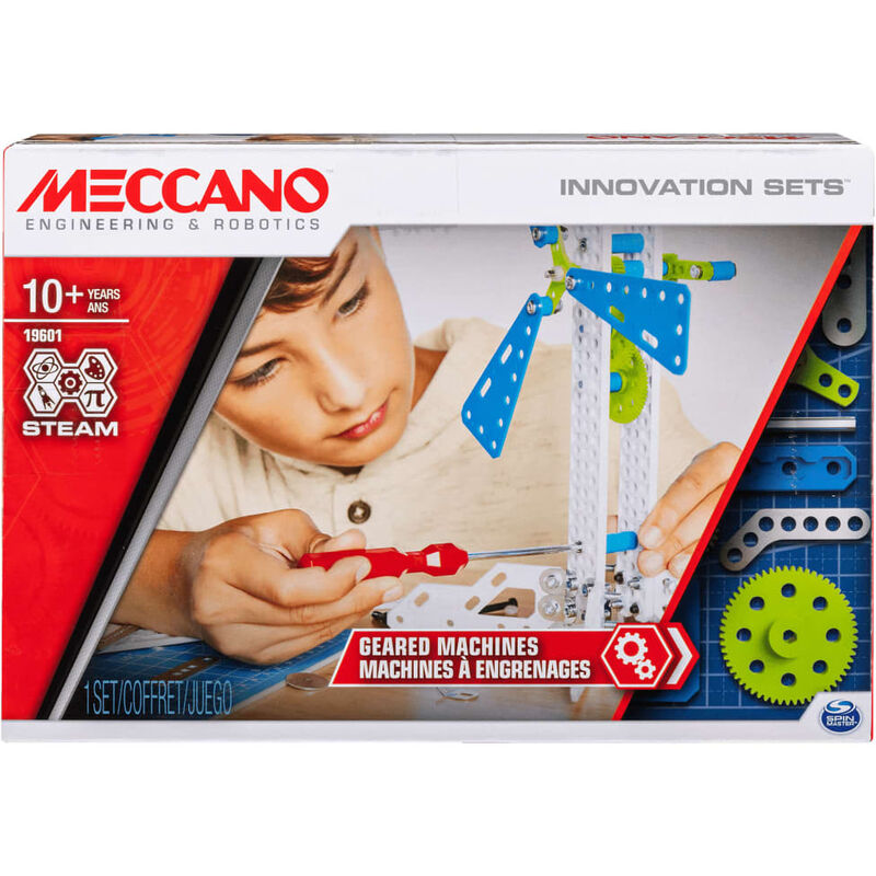 

Meccano - Set de construcción e invención 3 Geared Machines - Multicolor