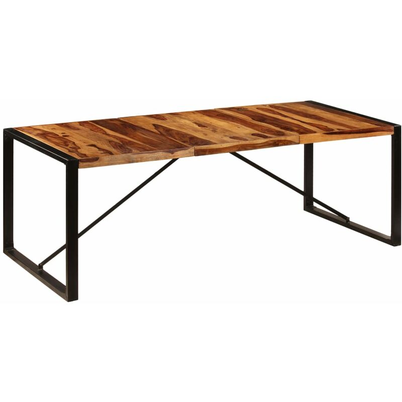 

Mesa de Comedor de Madera Maciza de Sheesham 220x100x75 cm - Marrón - Vidaxl