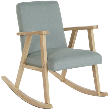 Mecedora Haya 81X58X90 Mecedora Poliester Madera