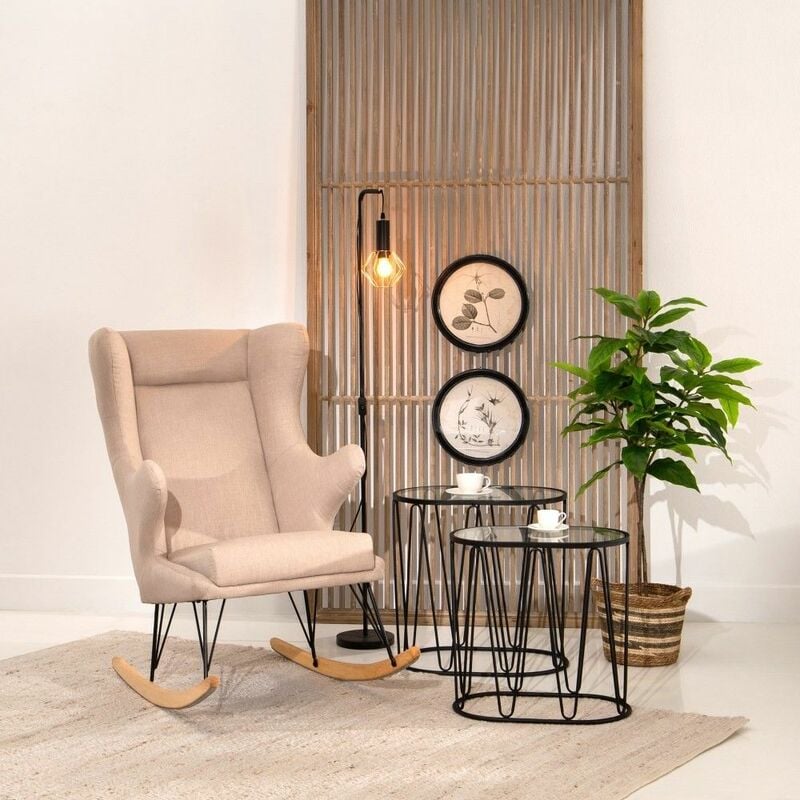 

Mecedora Madrid tapizado beige