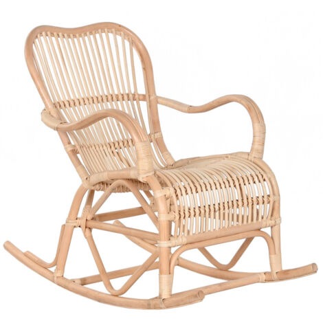 Mecedora Ratan 64X102X90 Natural Natural