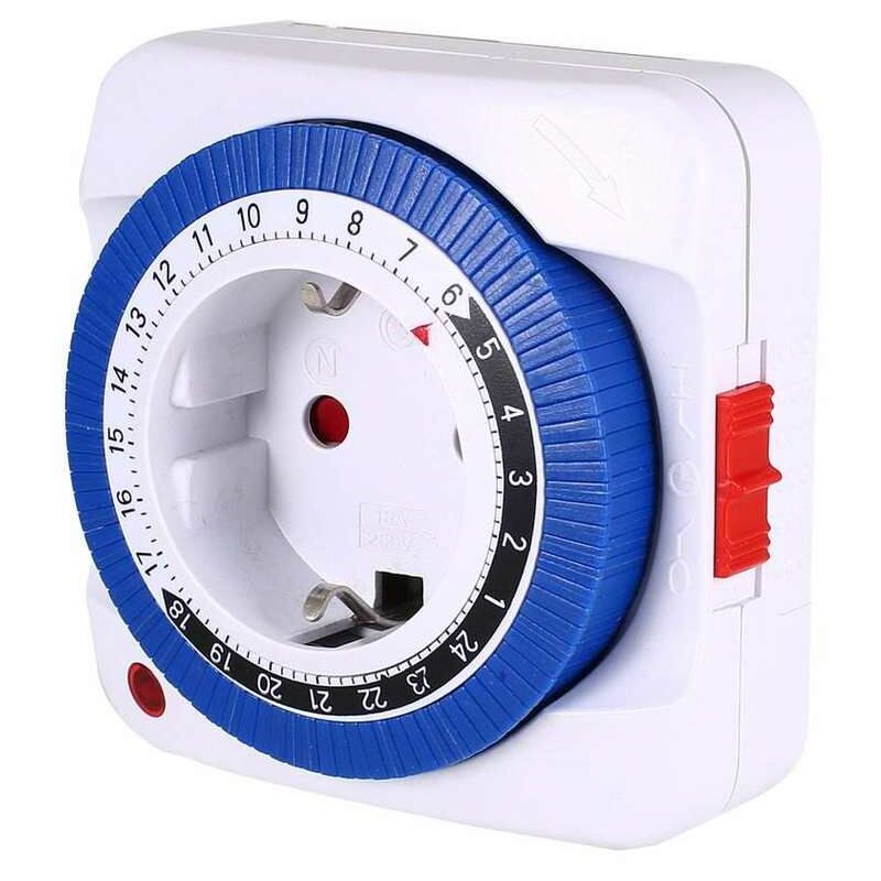 Mechanical timer - mechanical timer, household, smart timing socket, 24-hour cycle appointment, automatic power off timing switch