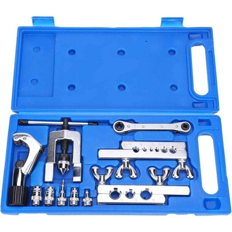 Image of Mechanikerwerkzeug, professionelles einfaches Bördel- und Crimpwerkzeug-Set - 10-teilig