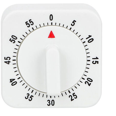 Mechanischer Küchentimer mit 60 Minuten Laufzeit, Countdown und praktischer Erinnerungsfunktion